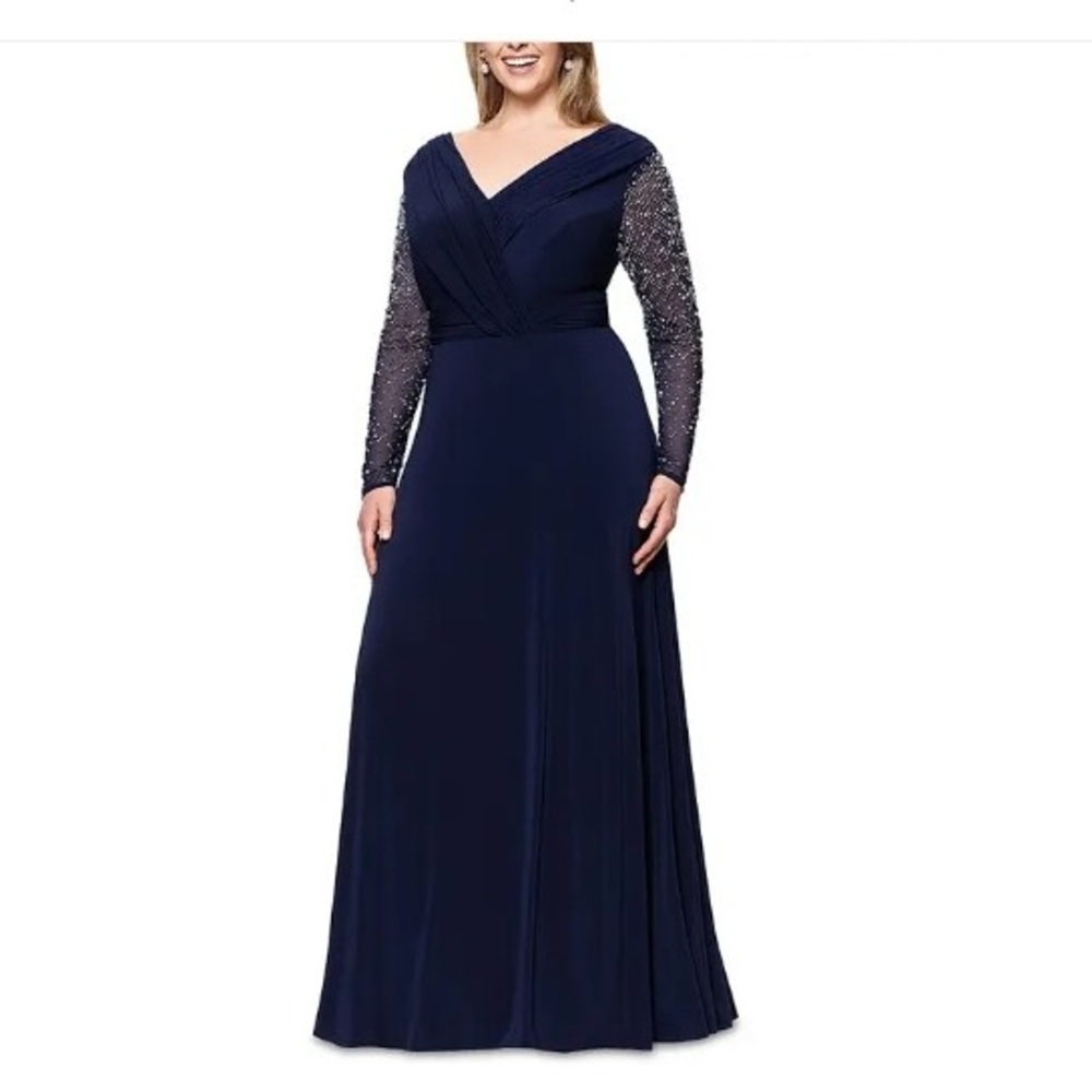 Betsy & Adam Navy Dress